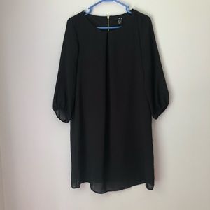 Very flowy black dress